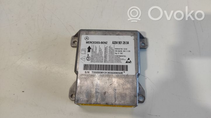 Mercedes-Benz C W204 Module de contrôle airbag A2049012604