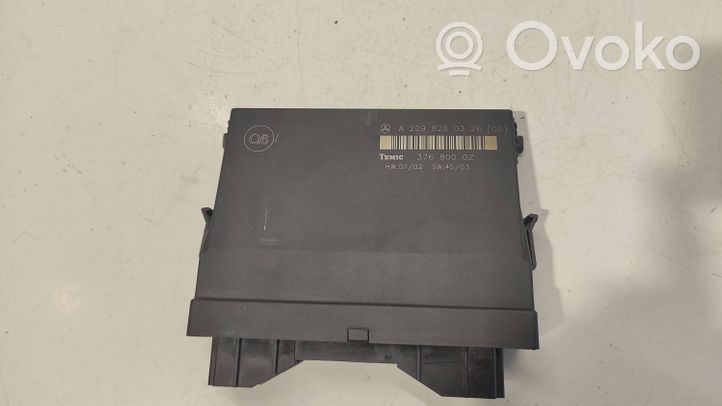 Mercedes-Benz CLK A209 C209 Module confort A2098200326