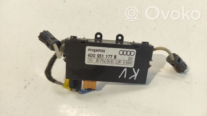 Audi A8 S8 D2 4D Unidad de control/módulo de alarma 4D0951177B