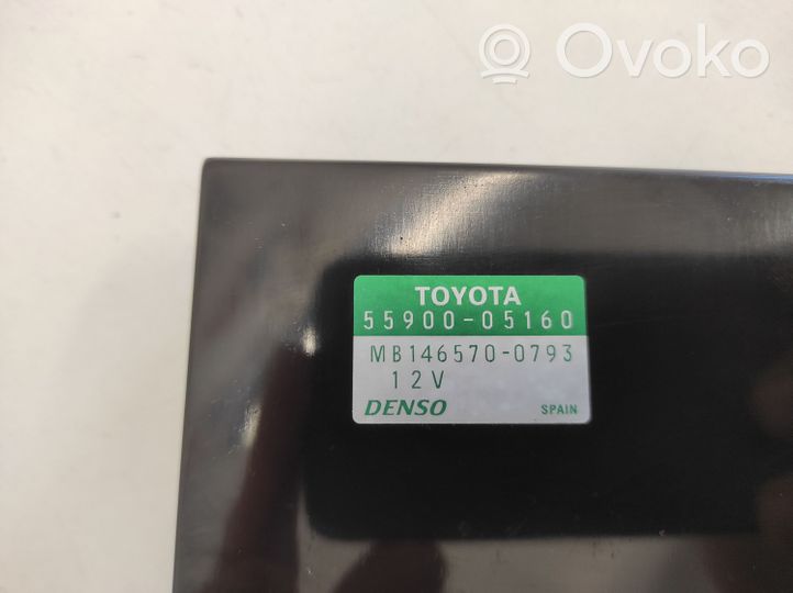 Toyota Avensis T250 Mascherina climatizzatore/regolatore riscaldamento 5590005160