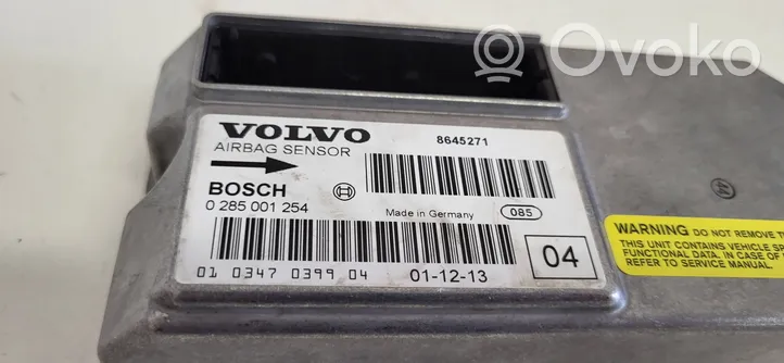 Volvo S60 Gaisa spilvenu vadības bloks 0285001254