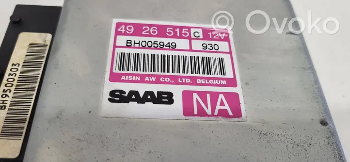 Saab 9-5 Centralina/modulo scatola del cambio 4926515C