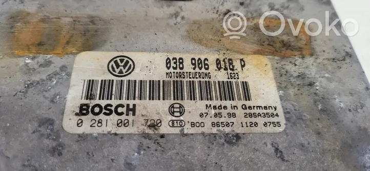 Volkswagen PASSAT B5 Moottorin ohjainlaite/moduuli 038906018P