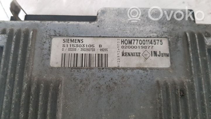 Renault Clio II Sterownik / moduł wtrysku S115303105B