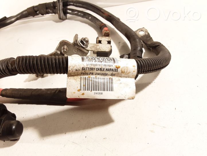 Volvo S60 Câble de batterie positif 31412938