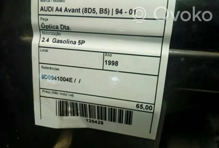Audi A4 S4 B5 8D Lampa przednia 