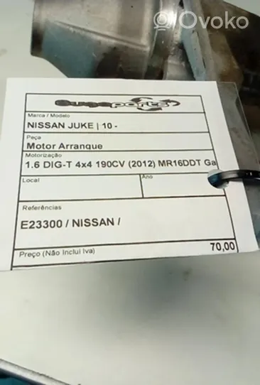 Nissan Juke I F15 Käynnistysmoottori 