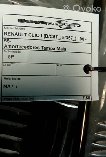 Renault Clio I Takaluukun tuen kaasujousi 