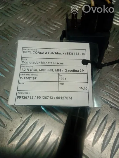 Opel Corsa A Otros interruptores/perillas/selectores 