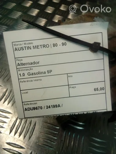 Austin Metro Generatore/alternatore 