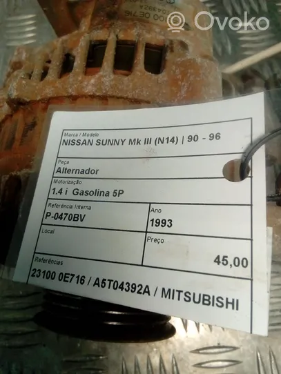 Nissan Sunny Generatore/alternatore 