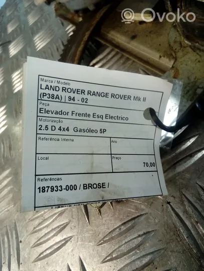 Land Rover Range Rover P38A Etuikkunan nostomekanismi ilman moottoria 