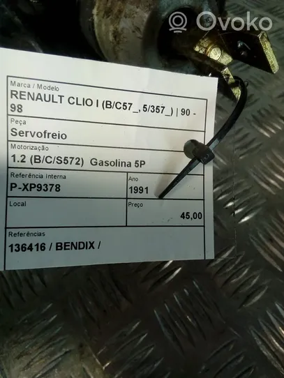 Renault Clio I Jarrutehostin 