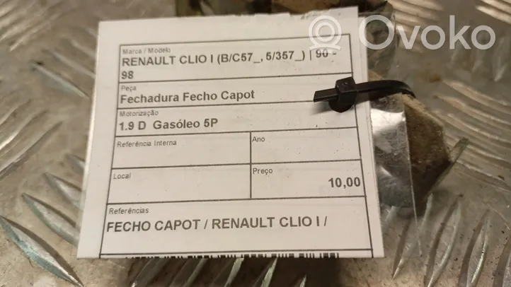 Renault Clio I Konepellin lukituksen salpahaka 