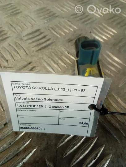Toyota Corolla E120 E130 Turboahtimen magneettiventtiili 