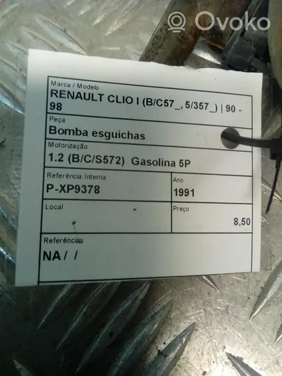 Renault Clio I Tuulilasinpesimen nestesäiliö 