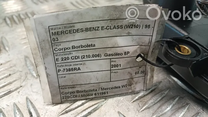 Mercedes-Benz E W210 Polttoainepääputki 