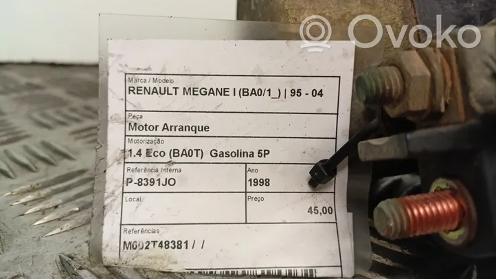 Renault Megane I Rozrusznik 