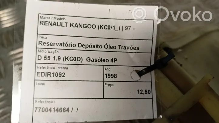 Renault Kangoo I Brake fluid reservoir 