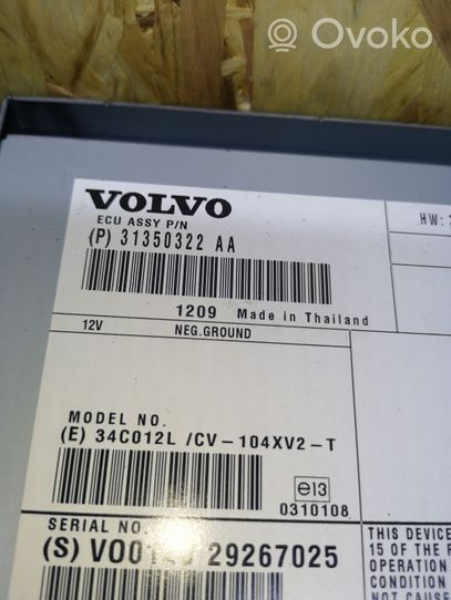 Volvo S60 Audio system kit P31350322AA