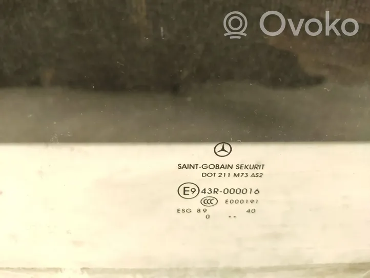Mercedes-Benz Vito Viano W639 Etuoven ikkunalasi, neliovinen malli 43R000016