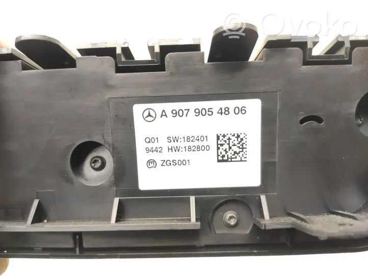 Mercedes-Benz Sprinter W907 W910 Centralina del climatizzatore A9079054806