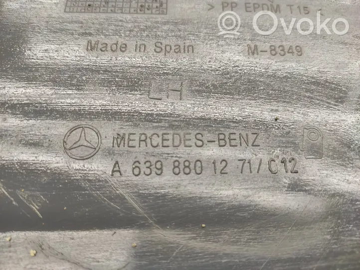 Mercedes-Benz Vito Viano W639 Coin de pare-chocs arrière A6398801271