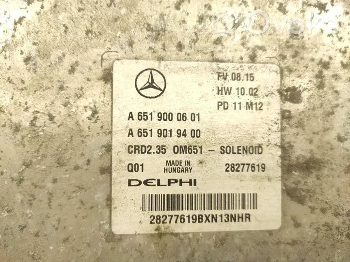 Mercedes-Benz Sprinter W906 Calculateur moteur ECU A6519000601