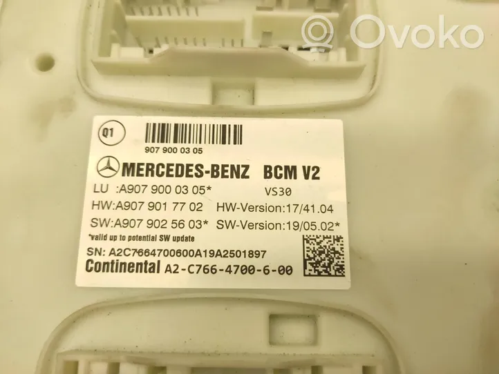 Mercedes-Benz Sprinter W907 W910 Aizdedzes ECU komplekts A9079000305