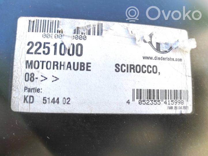 Volkswagen Scirocco Pokrywa przednia / Maska silnika 2251000