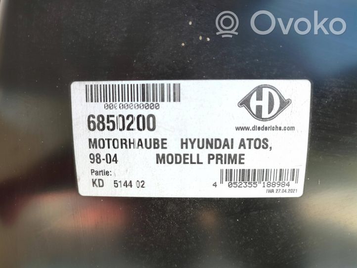 Hyundai Atos Prime Vano motore/cofano 6850200