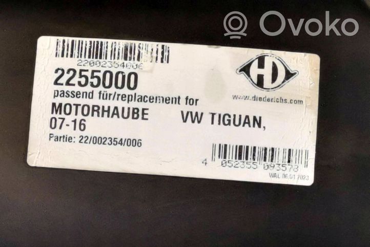 Volkswagen Tiguan Couvercle, capot moteur 2255000