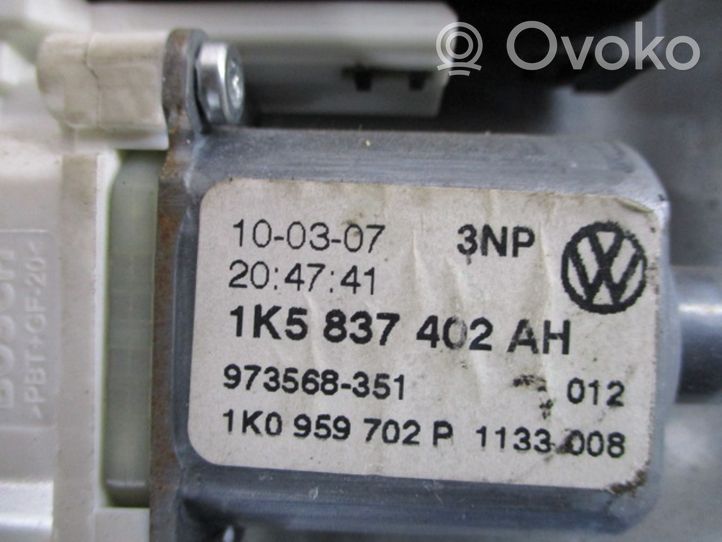 Volkswagen Jetta V Etuoven ikkunan nostin moottorilla 1K5837462B