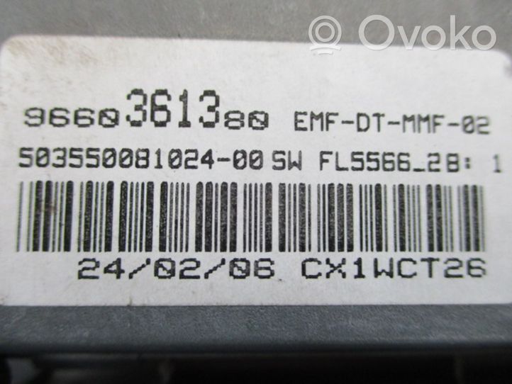 Citroen C5 Radio/CD/DVD/GPS-pääyksikkö 9660361380