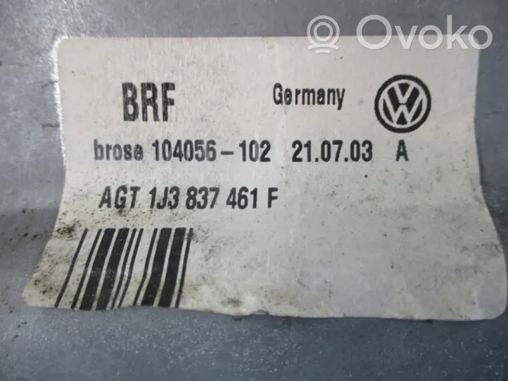 Volkswagen Golf IV Передний комплект электрического механизма для подъема окна 1J3837461F