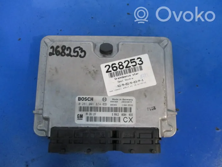 Opel Vectra B Komputer / Sterownik ECU silnika 