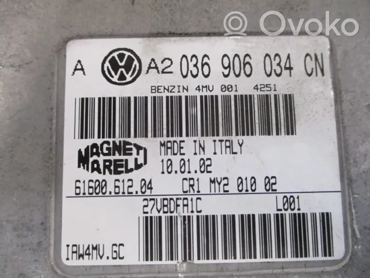 Volkswagen Bora Centralina/modulo motore ECU 036906034CN