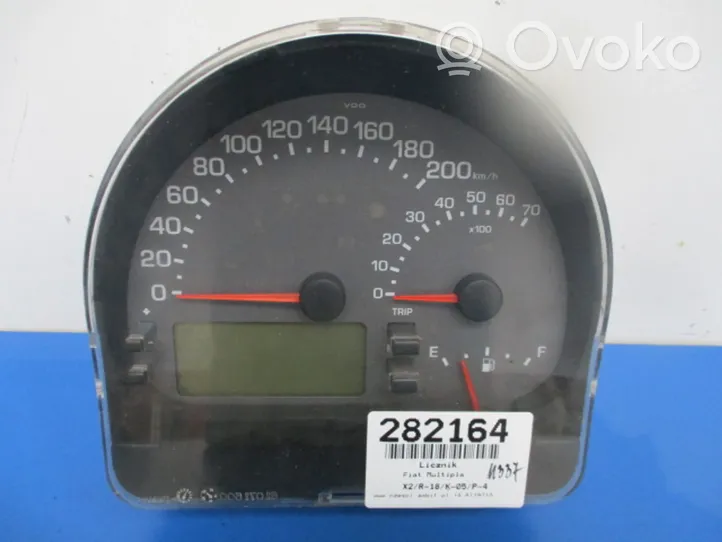 Fiat Multipla Compteur de vitesse tableau de bord 