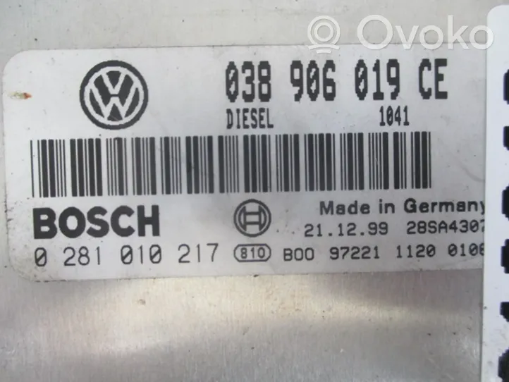 Volkswagen PASSAT B5 Moottorin ohjainlaite/moduuli (käytetyt) 