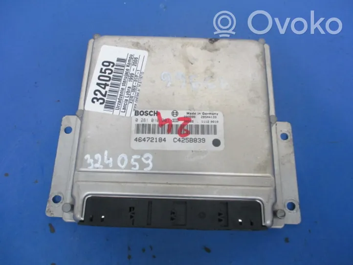 Fiat Lybra Unité de commande, module ECU de moteur 46472184