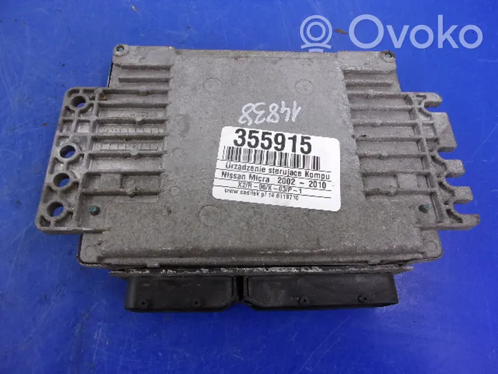 Nissan Micra Komputer / Sterownik ECU silnika 