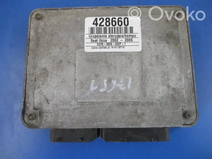 Seat Ibiza III (6L) Unité de commande, module ECU de moteur 036906034AH