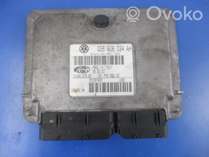 Seat Ibiza III (6L) Unité de commande, module ECU de moteur 036906034AH