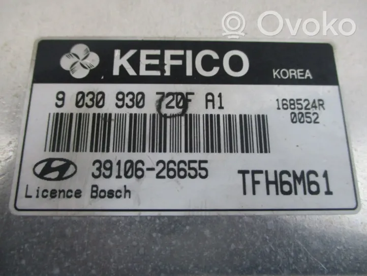 Hyundai Getz Galios (ECU) modulis 39106-26655