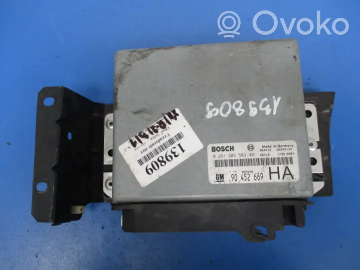 Opel Astra F Unité de commande, module ECU de moteur 