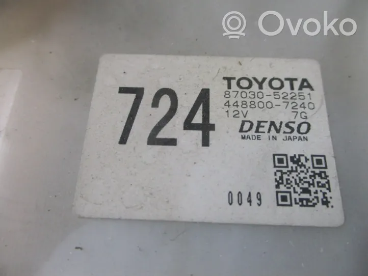 Toyota Yaris Verso Sisälämmityksen ilmastoinnin korin kokoonpano 87030-52251