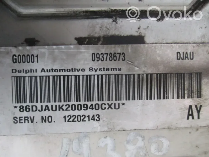 Opel Astra G Centralina/modulo motore ECU 09378673