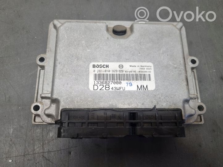 Fiat Ducato Sterownik / Moduł ECU 0281010929