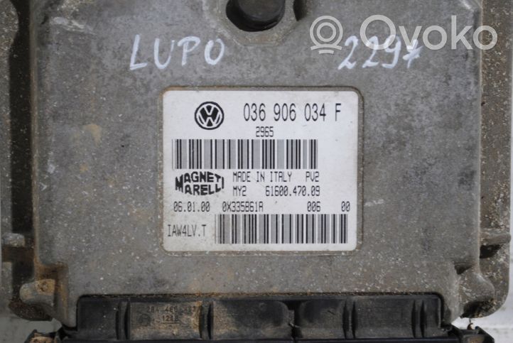 Volkswagen Lupo Variklio valdymo blokas 036906034F