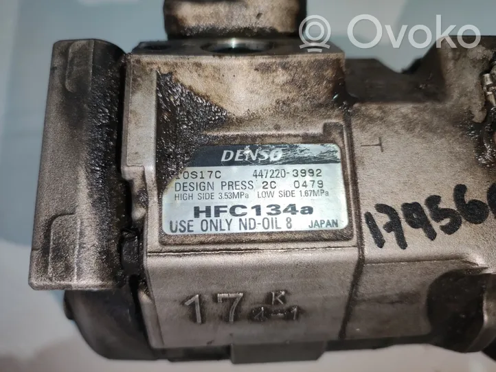 Mitsubishi Montero Air conditioning (A/C) compressor (pump) 447220-3992